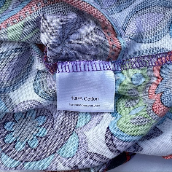 Hanna Andersson Retro Floral Print T-Shirt Dress, 120 cm (US 6-7) - Picture 5 of 5